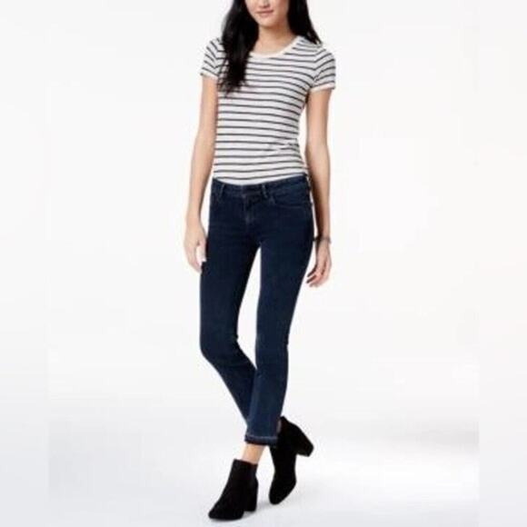 DL1961 Mara Instasculpt Straight Ankle in Rye Dark Wash Size 26 $208 MSRP - Picture 7 of 11